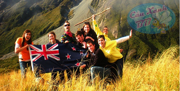 Các du học sinh tại New Zealand